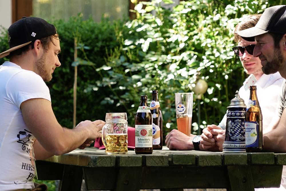 Biergarten - Pension Carlbauer