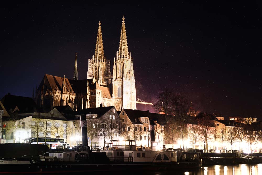 Regensburg mit seinem mittelalterlichen Zentrum